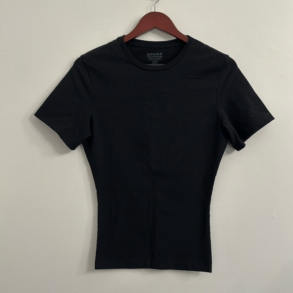 Spanx Black Compression Undershirt Size M - image 1